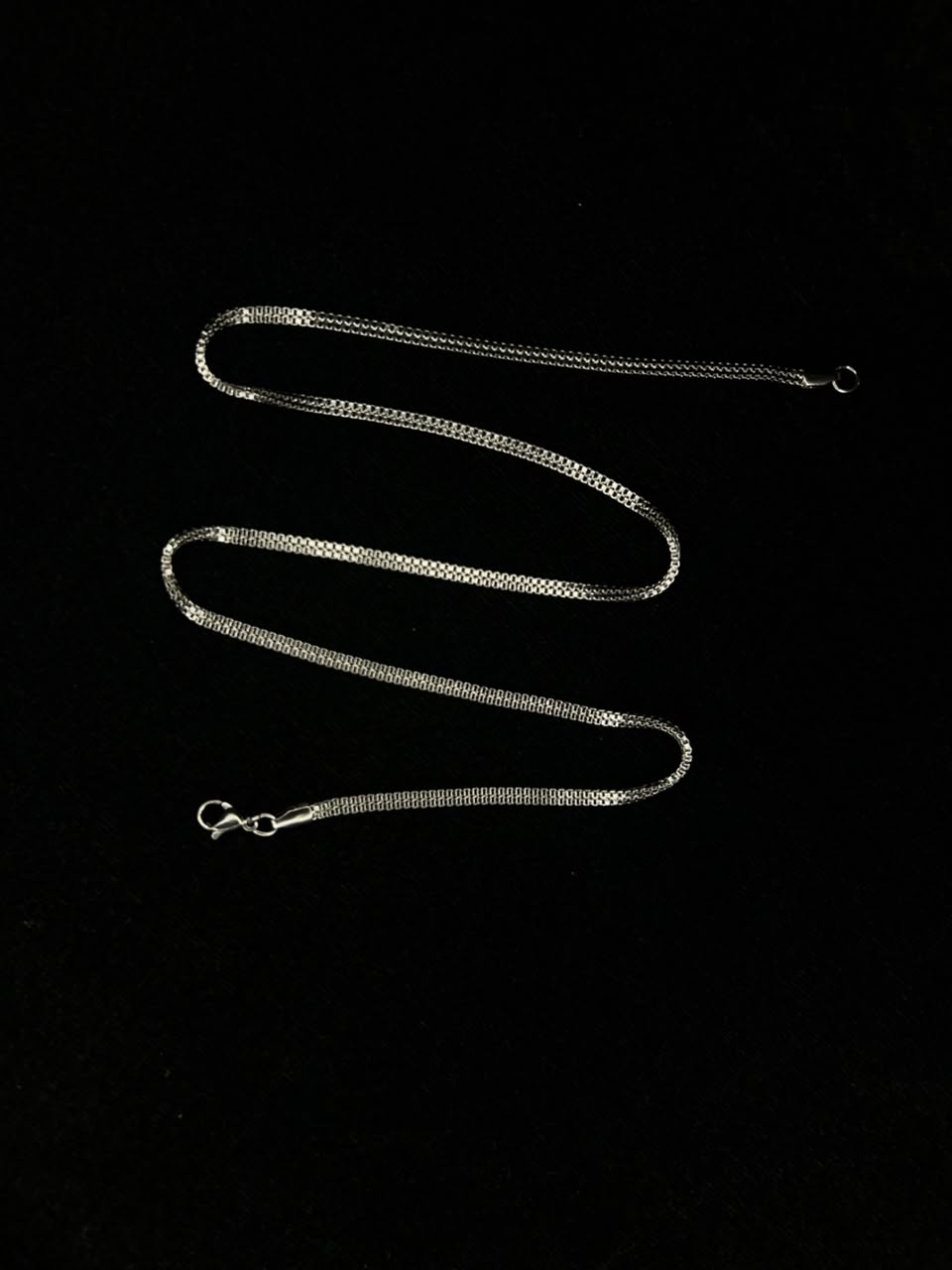 Ice Drippin™ Nova Box Chain Necklace – Silver