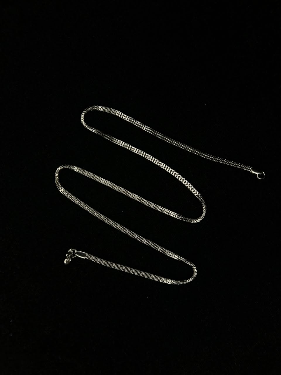 Ice Drippin™ Nova Box Chain Necklace – Silver