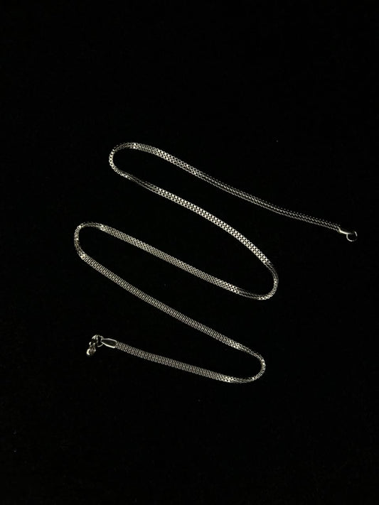Ice Drippin™ Nova Box Chain Necklace – Silver